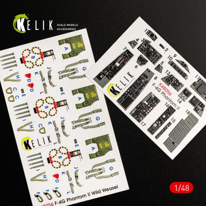 F-4G - Interior 3D-Decals [Meng Models]
