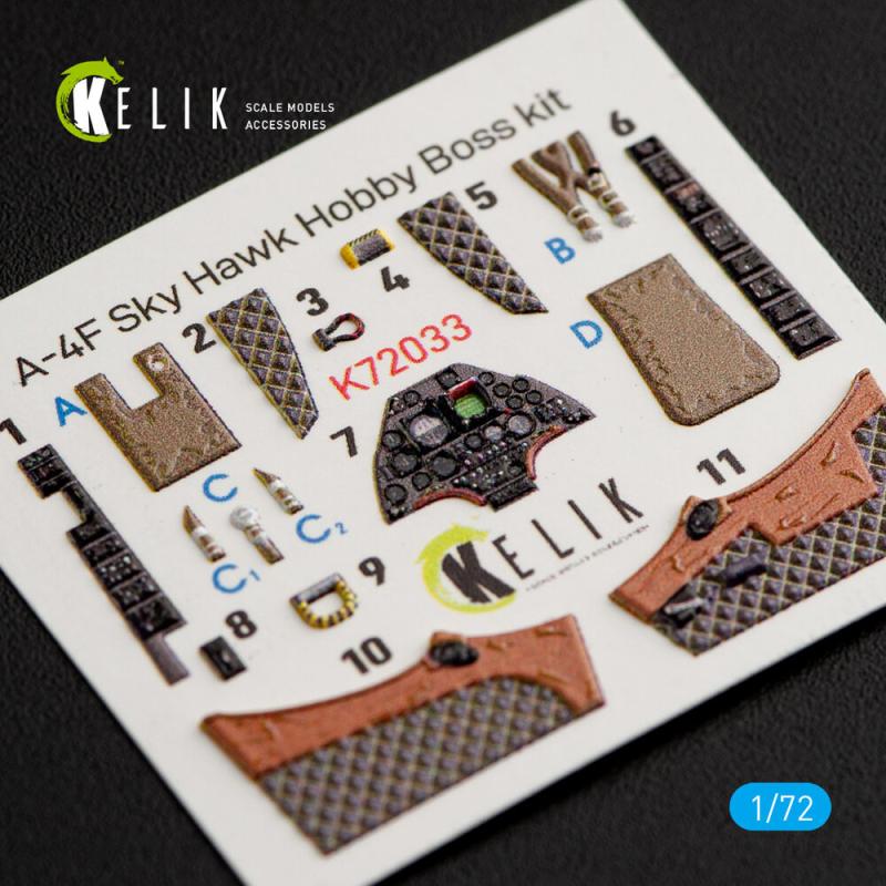 A-4F Skyhawk - Interior 3D-Decals [HobbyBoss]