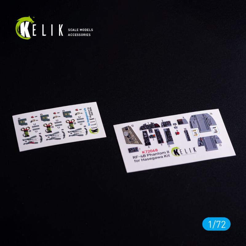 RF-4B – Interior 3D-Decals [Hasegawa]