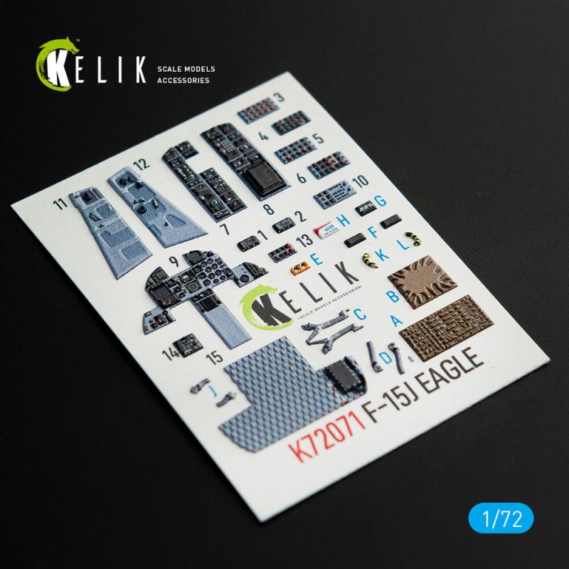 F-15J Eagle - Interior 3D-Decals [Platz]