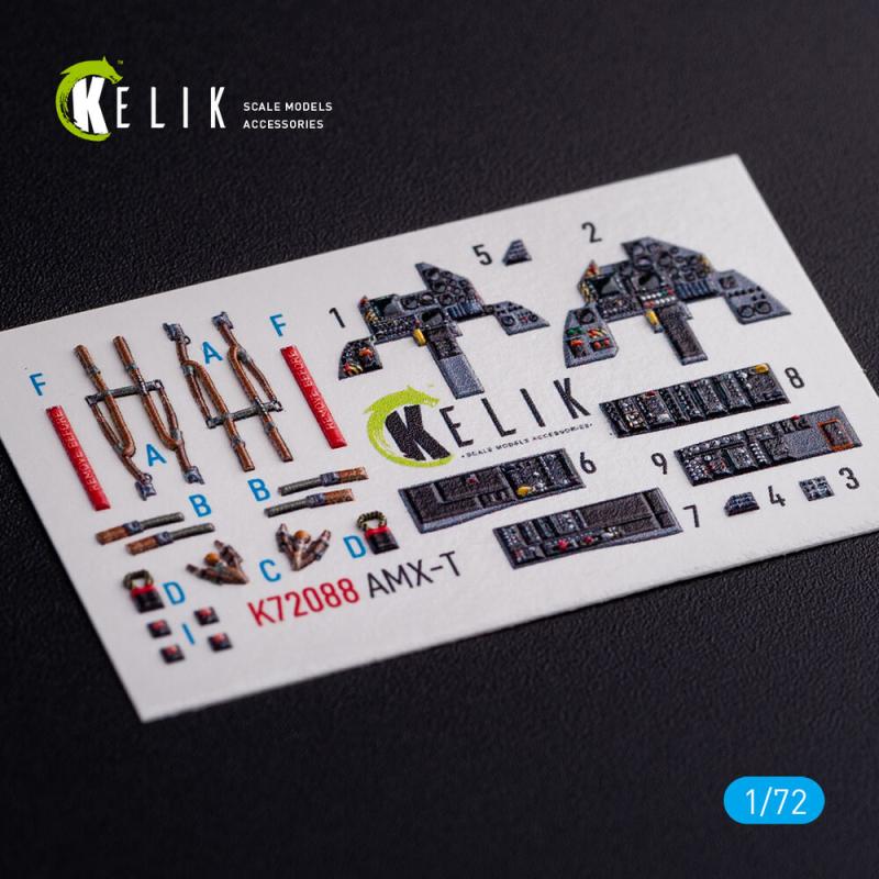 AMX-T - Interior 3D-Decals [Italeri]
