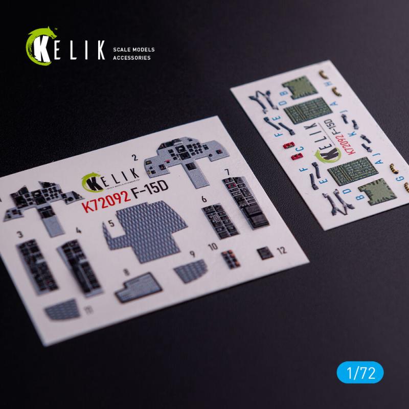 F-15D - Interior 3D-Decals [Fine Molds]