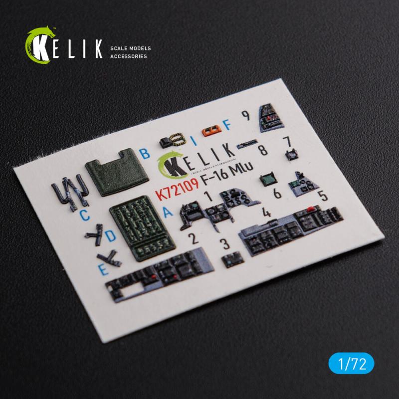 F-16 MLU - Interior 3D-Decals [Revell]