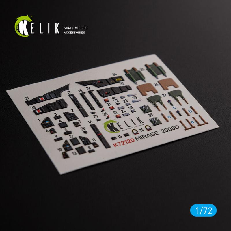 Mirage 2000D - Interior 3D-Decals [Model Svit]