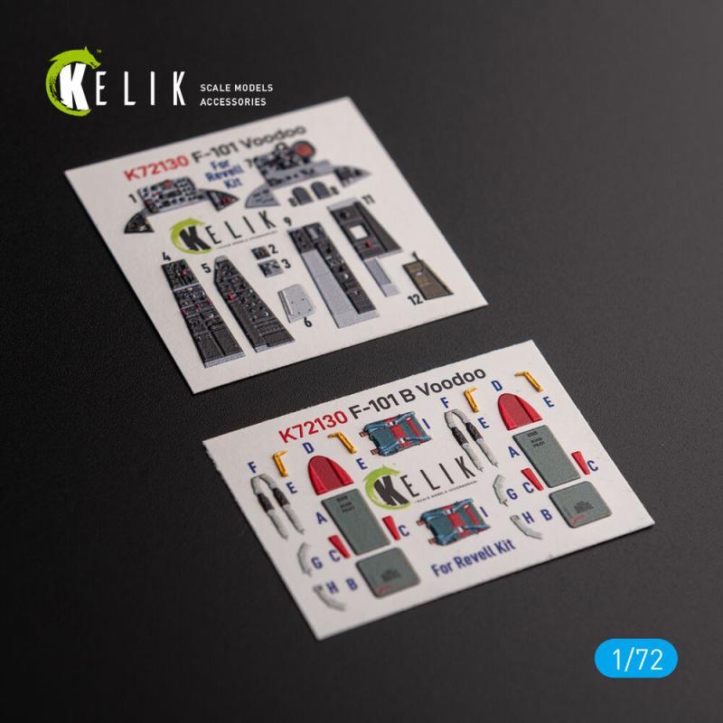 F-101 Voodoo - Interior 3D-Decals [Revell]