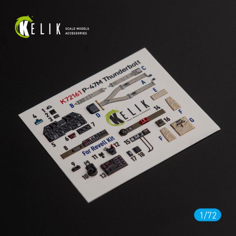 P-47M Thunderbolt- Interiors 3D-Decals [Revell]