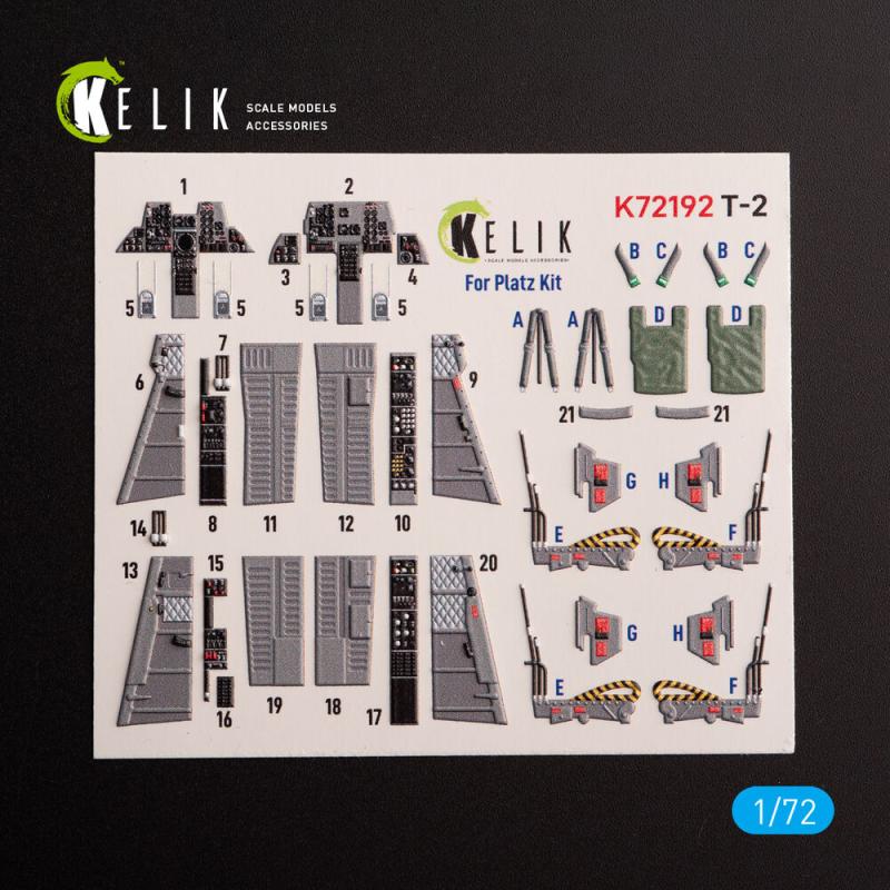 T-2 Advanced Trainer - Interior 3D-Decals [Platz]