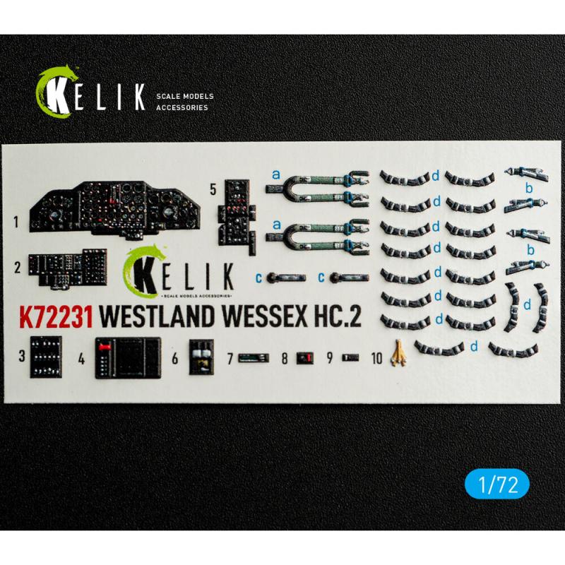 WESTLAND WESSEX HC.2 - Interior 3D-Decals [Airfix]