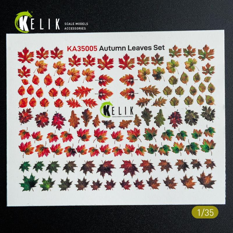 Autumn Leaves Set #1 – Decal for dioramas