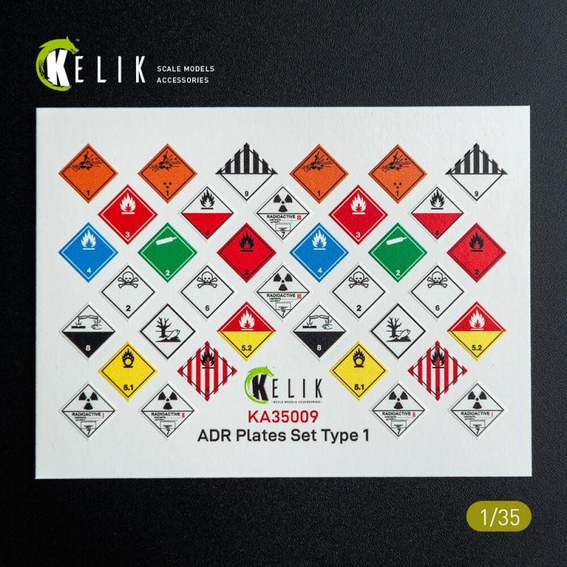 ADR Plates Set Type 1 – Decal for models