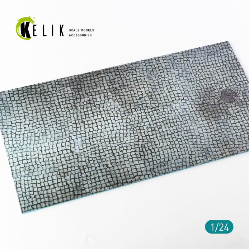 Paving stone road Base – Acrylic 3 mm (180 x 357 mm) (210 g)