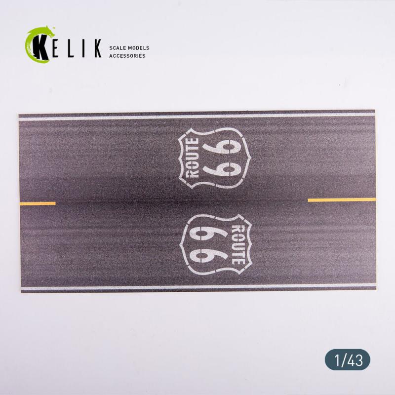 Route 66 – Base – Acrylic 3 mm (180 x 357 mm) (210 g) (1/43)