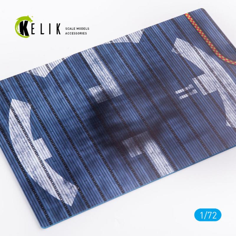 CV-45 LPH-8 Valley Forge type 2 – Base – Acrylic 3 mm (280 x 180 mm) (170 g)