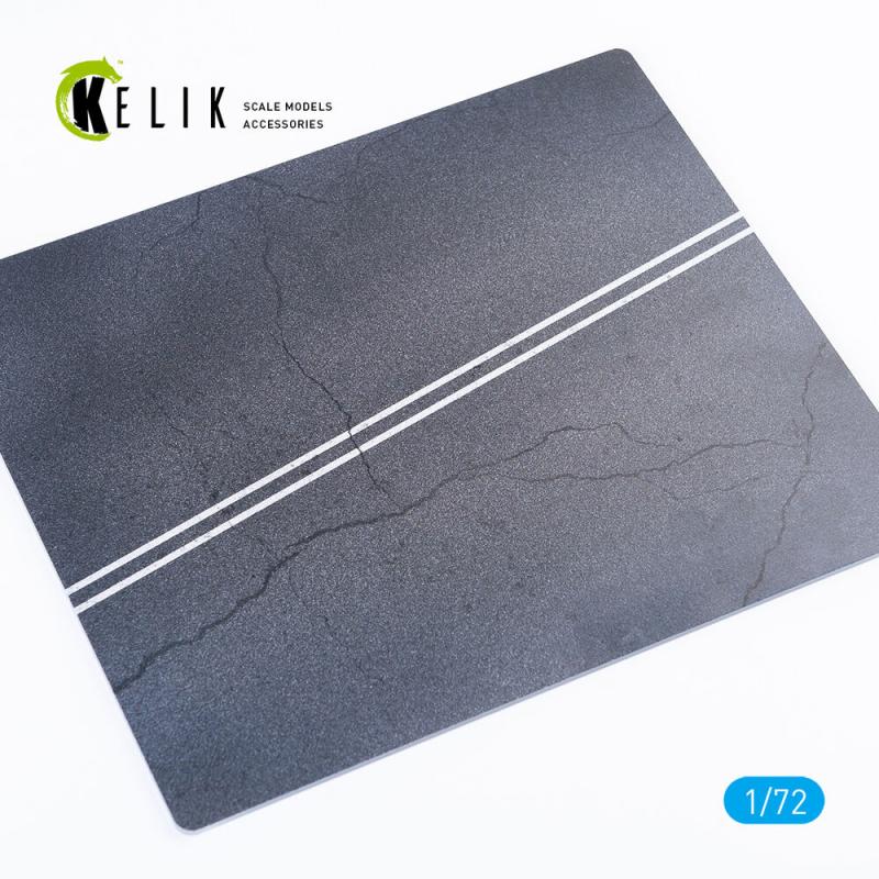 Asphalt road – Base – Acrylic 3 mm (180 x 214 mm) (130 g)