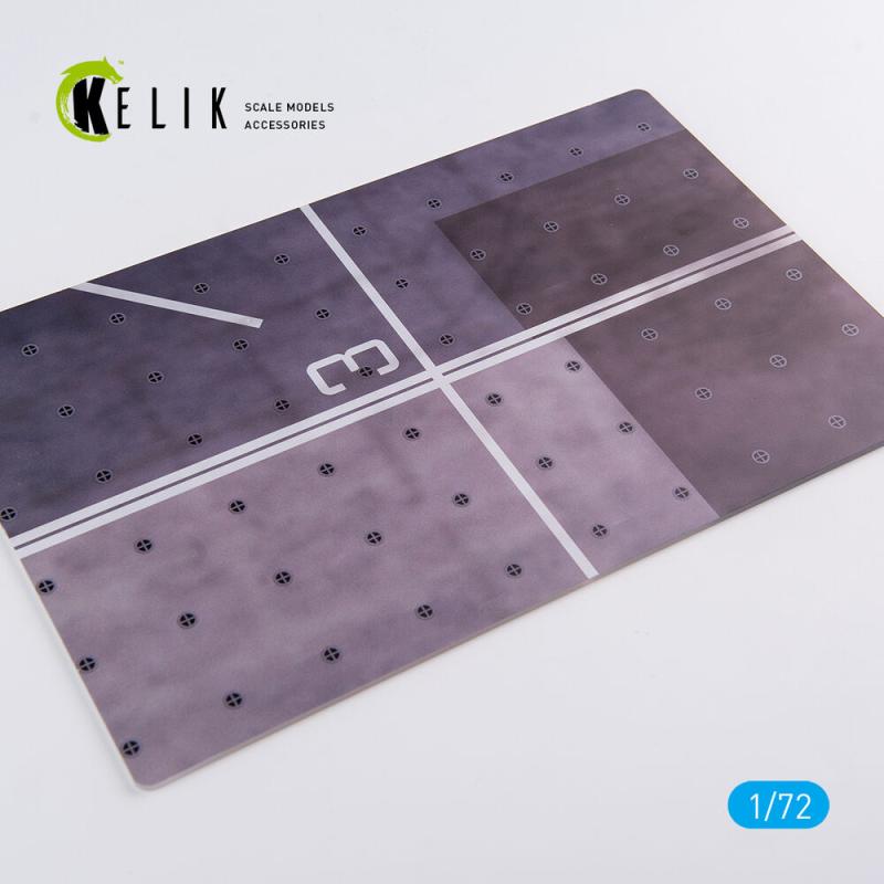 HMS Queen Elizabeth R08 type 1 – Base – Acrylic 3 mm (280 x 180 mm) (170 g)