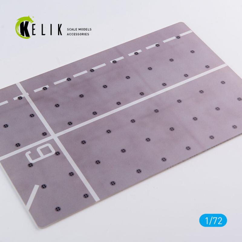 HMS Queen Elizabeth R08 type 2 – Base – Acrylic 3 mm (280 x 180 mm) (170 g)