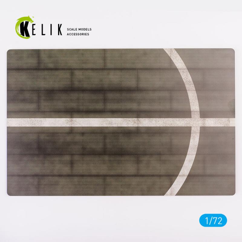 HMS Argus 1943 Type 2 – Base – Acrylic 3 mm (280 x 180 mm) (170 g)