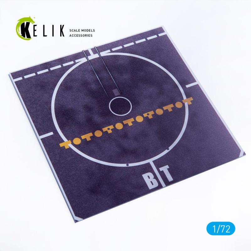 French frigate D-655 Bretagne – Acrylic 3 mm (240 x 240 mm) (190g)