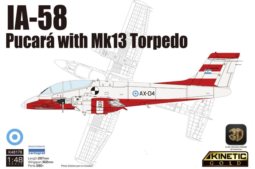 IA-58 Pucar with Mk13 Torpedo