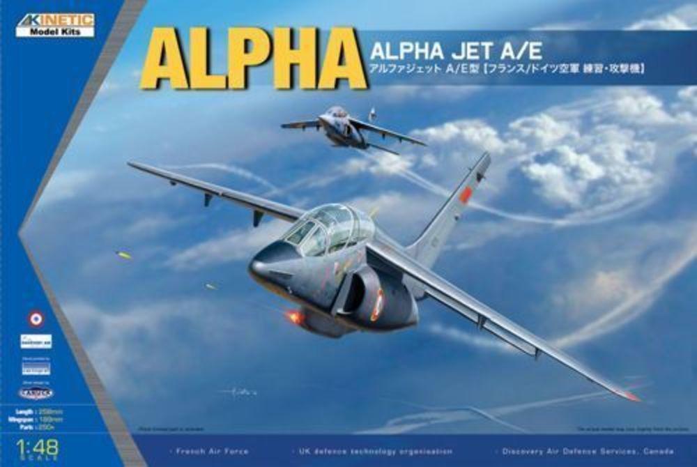 Alpha Jet günstig Kaufen-Alpha Jet A/E. Alpha Jet A/E <![CDATA[Kinetic Model Kits / K48043 / 1:48]]>. 