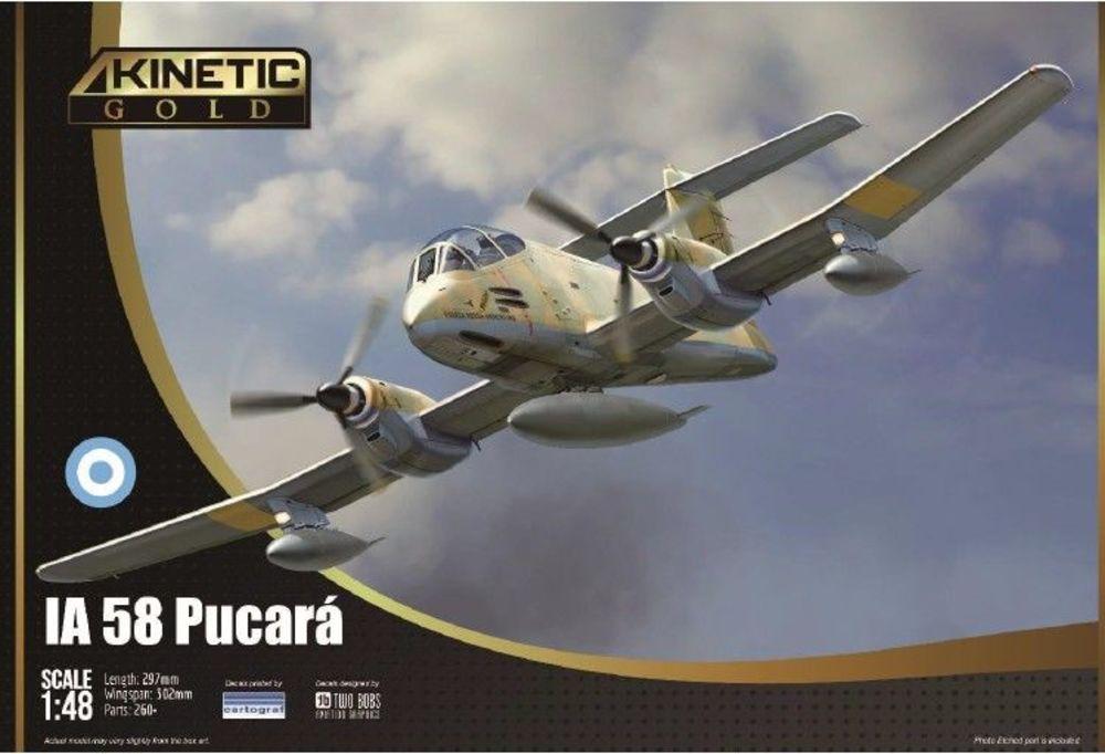 58 in günstig Kaufen-IA-58 Pucara. IA-58 Pucara <![CDATA[Kinetic Model Kits / K48078 / 1:48]]>. 