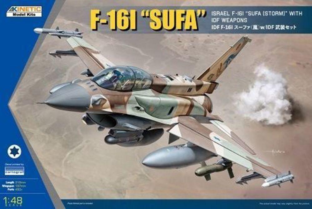 Kit with günstig Kaufen-Israel F-16I SUFA with IDF weapons. Israel F-16I SUFA with IDF weapons <![CDATA[Kinetic Model Kits / K48085 / 1:48]]>. 