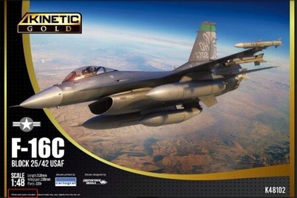 9588838161687 - KINETIC K48102 - 148 F-16C BLK 25 USAF 9588838161687 - KINETIC K48102 - 148 F-16C BLK 25 USAF
