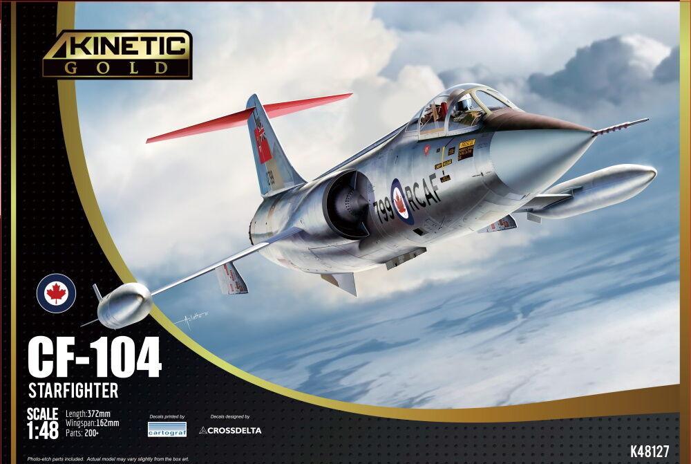 Kits günstig Kaufen-CF-104 Starfighter. CF-104 Starfighter <![CDATA[Kinetic Model Kits / K48127 / 1:48]]>. 