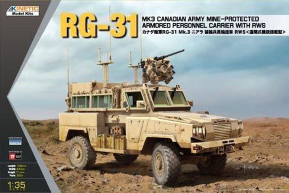 TS 31  günstig Kaufen-RG-31 MK3 Canada Army W/Crows. RG-31 MK3 Canada Army W/Crows <![CDATA[Kinetic Model Kits / K61010 / 1:35]]>. 