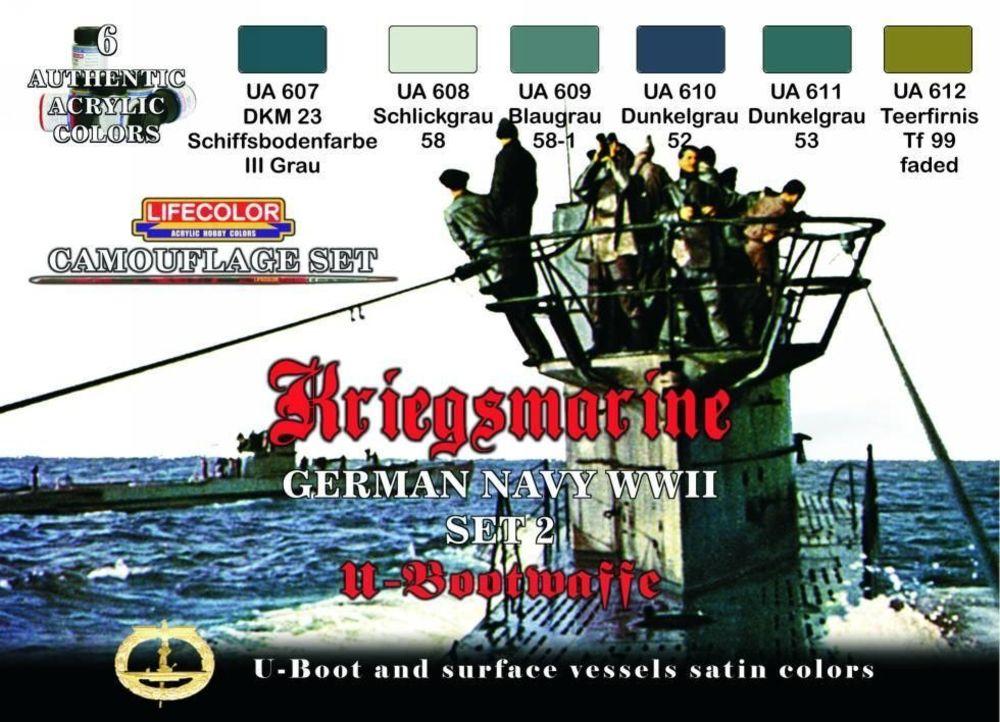 Set Eco günstig Kaufen-German WWII Kriegsmarine n.2 Camoufl.set. German WWII Kriegsmarine n.2 Camoufl.set <![CDATA[Lifecolor / CS12]]>. 