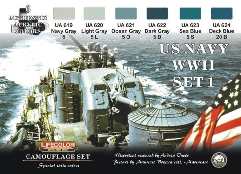 Camouflage Set günstig Kaufen-Camouflage Set US Navy WWII Set 1. Camouflage Set US Navy WWII Set 1 <![CDATA[Lifecolor / CS24]]>. 