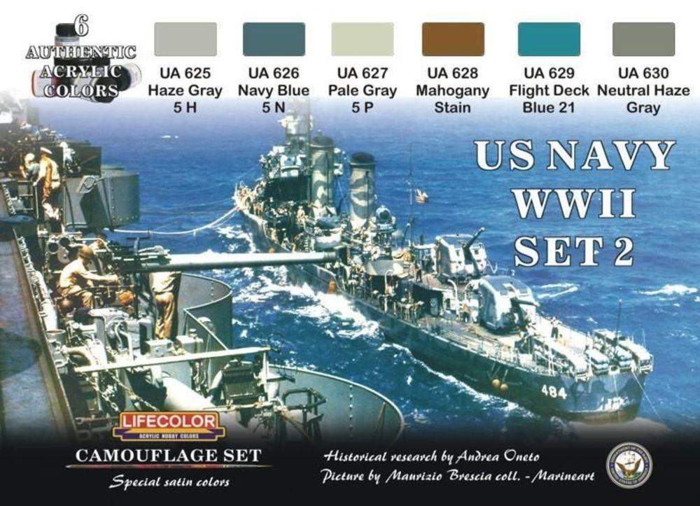 Set 25 günstig Kaufen-Camouflage Set US Navy WWII Set 2. Camouflage Set US Navy WWII Set 2 <![CDATA[Lifecolor / CS25]]>. 