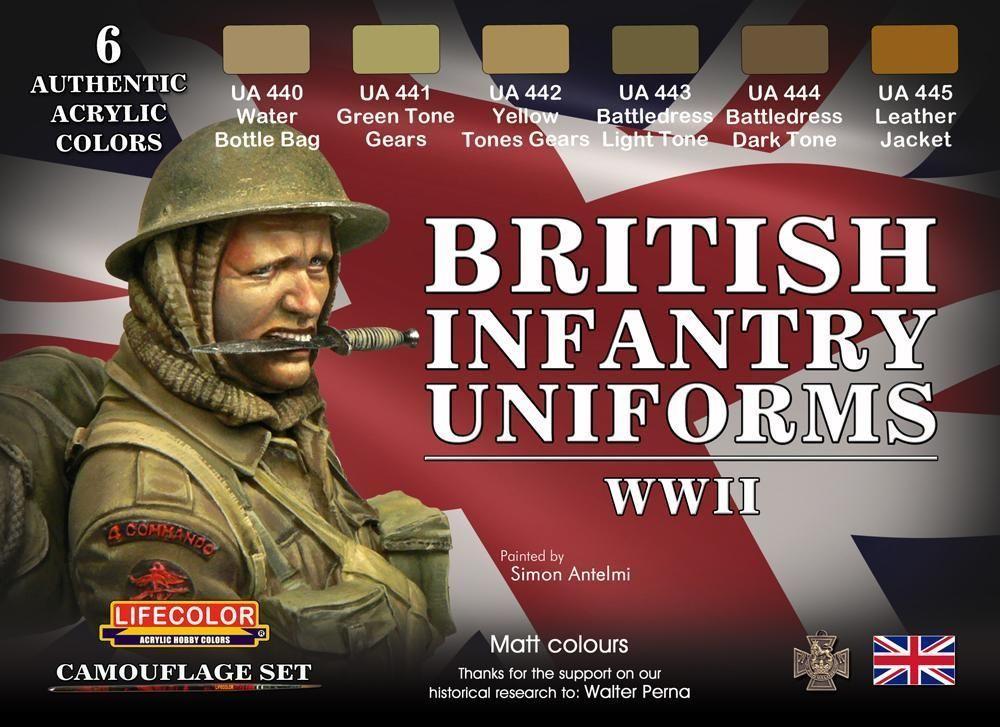 Life is günstig Kaufen-British Infantry Uniforms,WWII. British Infantry Uniforms,WWII <![CDATA[Lifecolor / CS41]]>. 