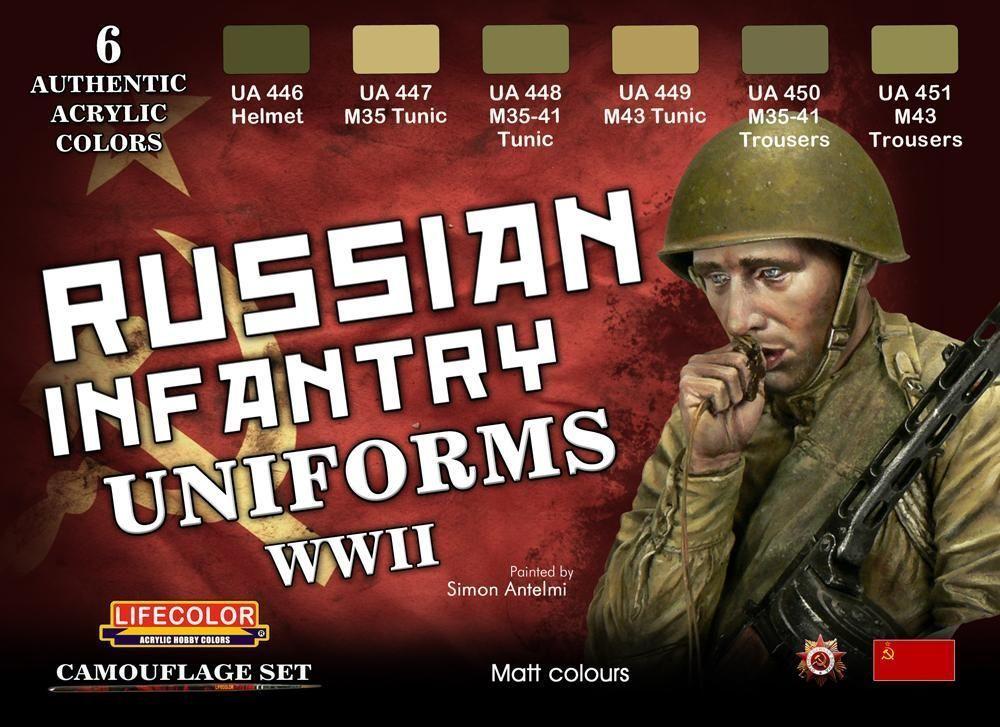 Russian WW günstig Kaufen-Russian Infantry Uniforms, WWII. Russian Infantry Uniforms, WWII <![CDATA[Lifecolor / CS42]]>. 