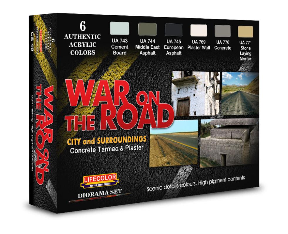 8052478350493 - War On The Road - Concrete Tarmac & Plaster [6 x 22 ml]