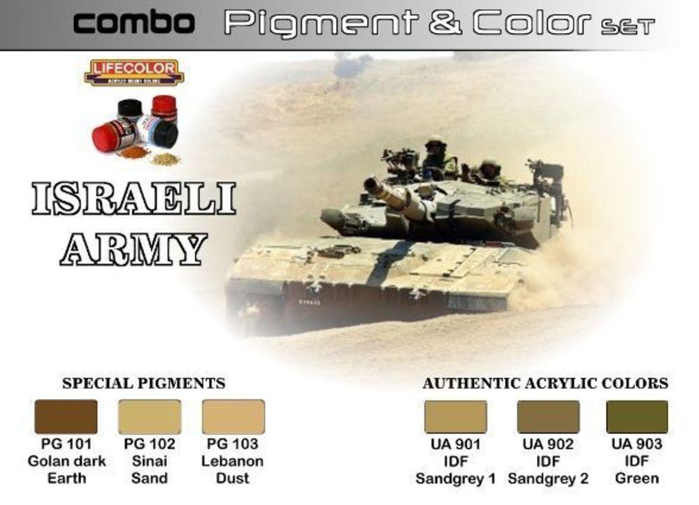 Life My günstig Kaufen-Pigment&Color Set Israeli Army. Pigment&Color Set Israeli Army <![CDATA[Lifecolor / SPG01]]>. 