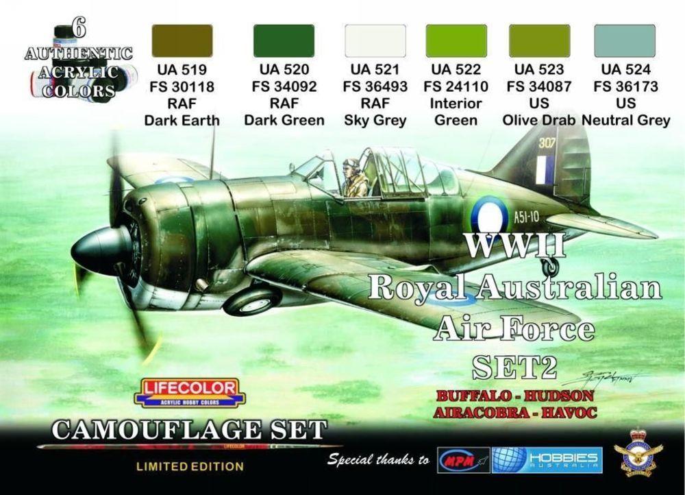 AIR II günstig Kaufen-Australian Air Force WWII (RAAF) Set 2. Australian Air Force WWII (RAAF) Set 2 <![CDATA[Lifecolor / XS02]]>. 