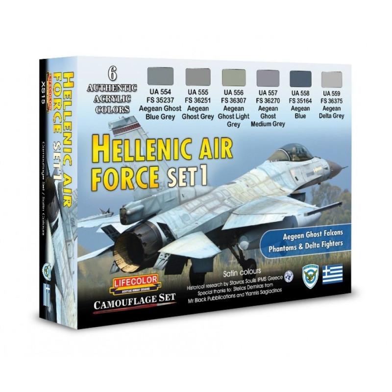 Set Eco günstig Kaufen-Hellenic AIR Force - Set 1. Hellenic AIR Force - Set 1 <![CDATA[Lifecolor / XS15]]>. 