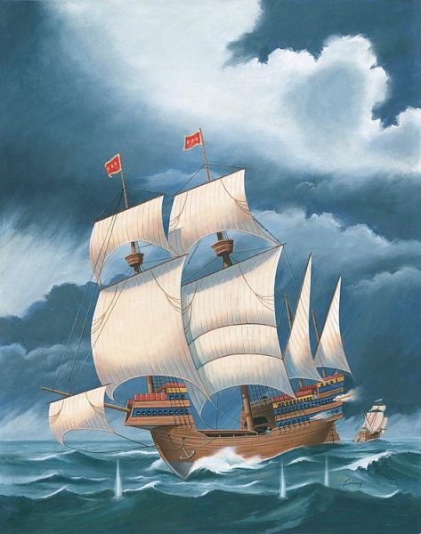 Modellbau: Lindberg Santa Catarina