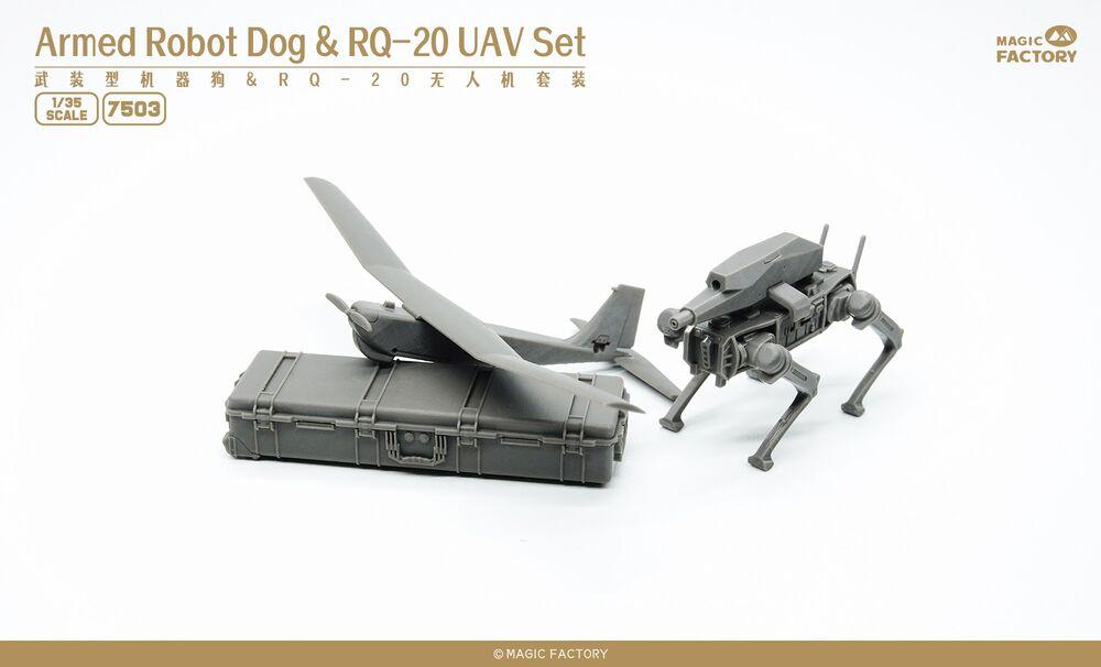 Factory günstig Kaufen-Armed Robot Dog & RQ-20 UAV Set. Armed Robot Dog & RQ-20 UAV Set <![CDATA[Magic Factory / 7503 / 1:35]]>. 