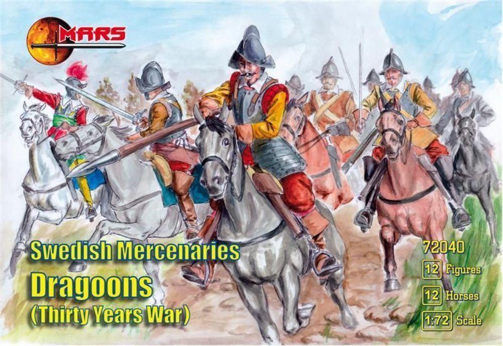 Figures günstig Kaufen-Swedish Mercenaries Dragoons, 30 Y. War. Swedish Mercenaries Dragoons, 30 Y. War <![CDATA[Mars Figures / MS72040 / 1:72]]>. 