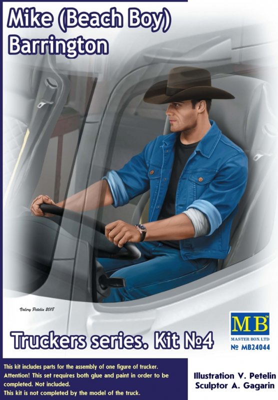 MASTER  günstig Kaufen-Mike (Beach Boy) Barrington - Trucker series. Mike (Beach Boy) Barrington - Trucker series <![CDATA[Master Box Plastic Kits / 24044 / 1:24]]>. 