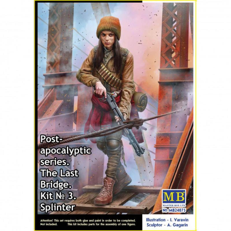 4820113082450 - Master Box Ltd MB24075 - 124 Splinter Pst-apocalyptic series The Last Bridge Kit No3 4820113082450 - Master Box Ltd MB24075 - 124 Splinter Pst-apocalyptic series The Last Bridge Kit No3