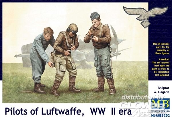 Pilots of Luftwaffe, WWII era. Kit 1