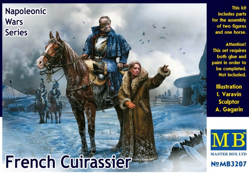 4820113081187 - Master Box Ltd MB3207 - French CuirassierNapoleonic War Series in 132 4820113081187 - Master Box Ltd MB3207 - French CuirassierNapoleonic War Series in 132