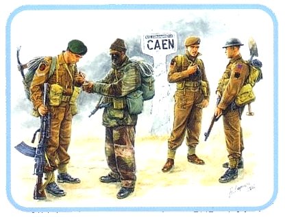4820041760154 - Master Box Ltd MB3512 - Britische Truppen Caen 1944 in 135 4820041760154 - Master Box Ltd MB3512 - Britische Truppen Caen 1944 in 135