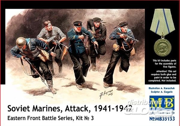 1941 günstig Kaufen-Soviet marinas Attack 1941-42 Easter Front. Soviet marinas Attack 1941-42 Easter Front <![CDATA[Master Box Plastic Kits / 35153 / 1:35]]>. 