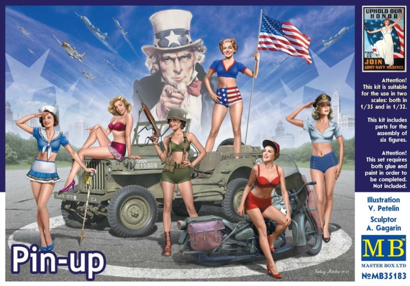 4820113080791 - Master Box Ltd MB35183 - Pin-up in 135 4820113080791 - Master Box Ltd MB35183 - Pin-up in 135