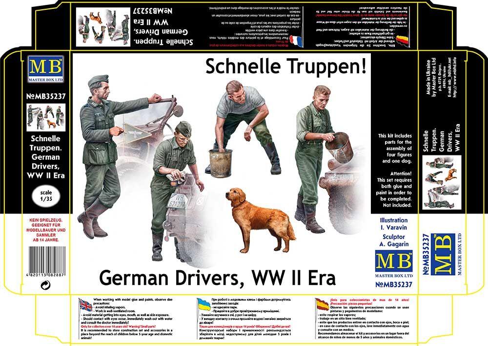 4820113082887 - Schnelle Truppen German Drivers WW II Era 4820113082887 - Schnelle Truppen German Drivers WW II Era