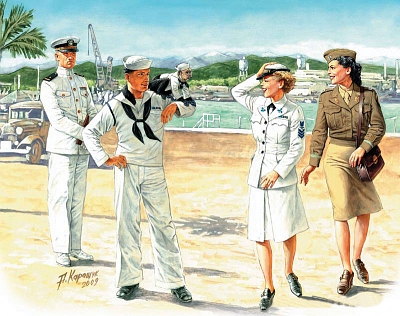 4820113080111 - Master Box Ltd MB3556 - Woman at war US Navy WAVES in 135 4820113080111 - Master Box Ltd MB3556 - Woman at war US Navy WAVES in 135